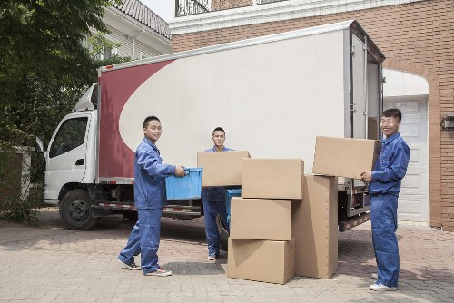 Local man with van moving household items in Rotherhithe