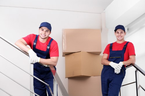 Van service handling boxes and furniture in Rotherhithe