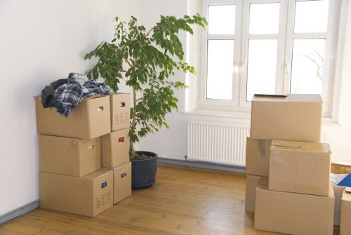 Preparing belongings for a same day removal in Rotherhithe