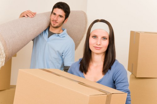 Packing and moving preparation for a Rotherhithe home move